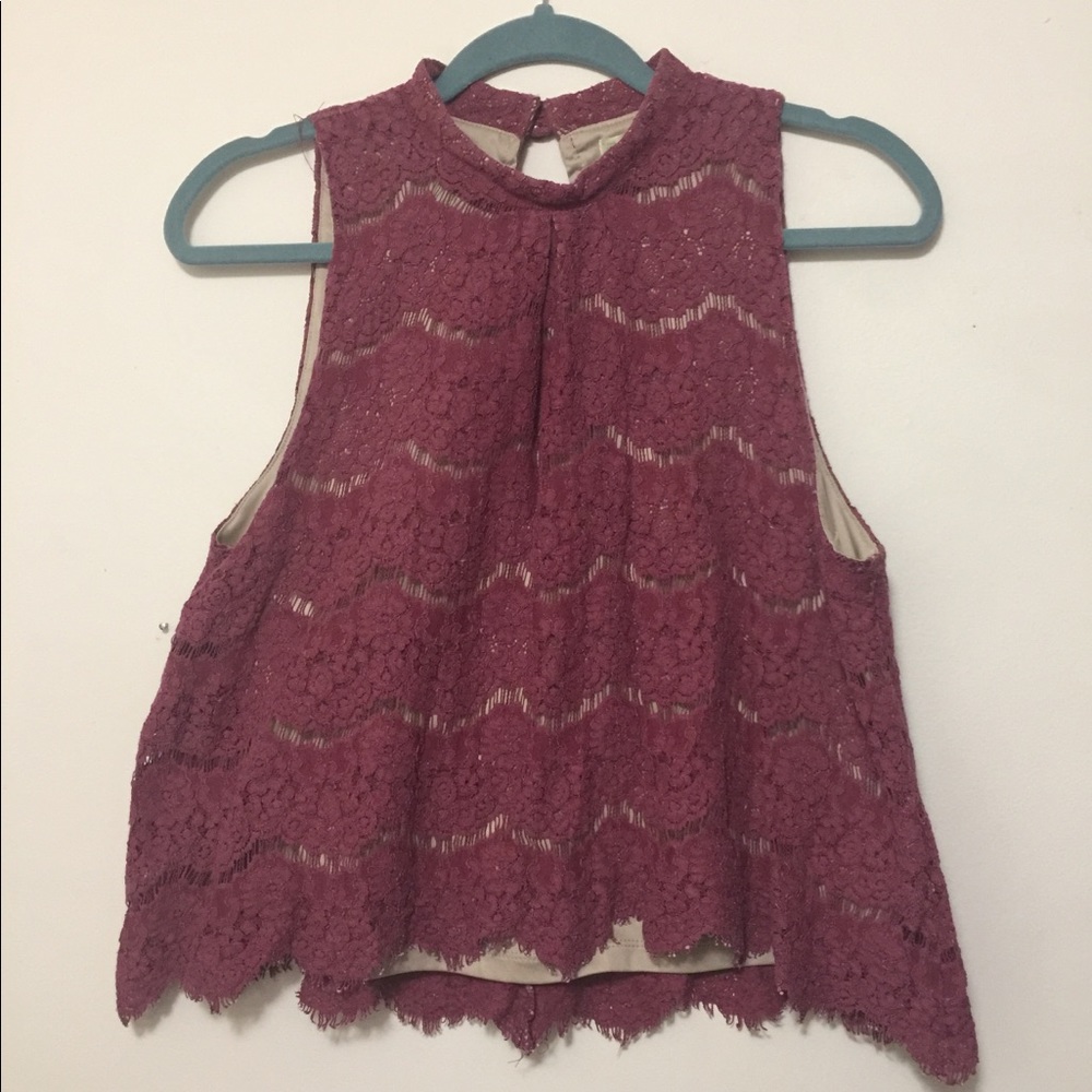 Laced Sleeveless Top